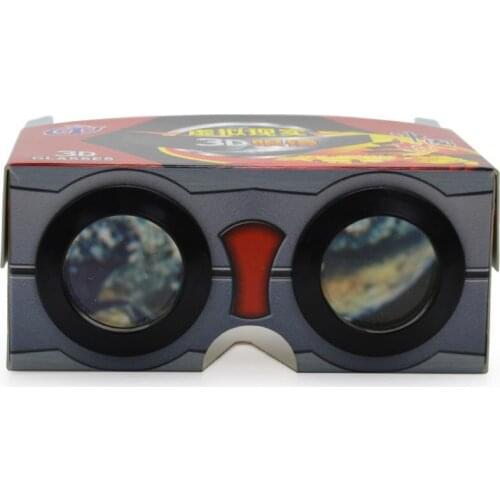 Paper 3D Glasses STEM Education Children DIY Simple Handmade Toy Science Education Puzzle Model Toys For Kids