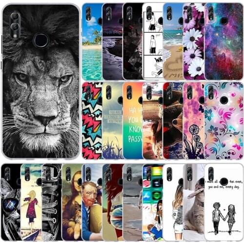 Case For Huawei Honor 10 Lite Case Cover Silicone Funda Soft TPU Back Case For Huawei P Smart 2019 Phone Shell Cover Coque Capas