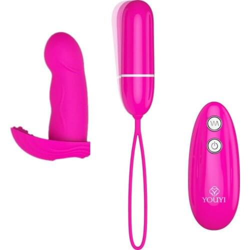 Wearable penis dildo jump egg Vibrator Sex Toys for Women soft silicone Vagina Clitoris G-Spot Massage Stimulation Vagina Balls