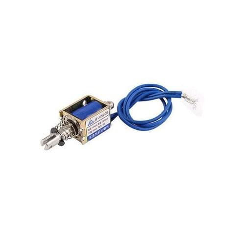 JF-0826B DC24V 350mA 20N/10mm Pull Push Linear Motion Solenoid Electromagnet,Power Accessories