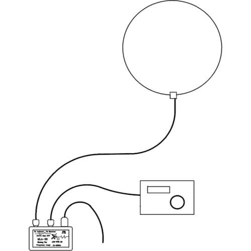 MLA-30 Ring Active Receiving Antenna Low Noise Medium Wave Short Wave Antenna GDeals