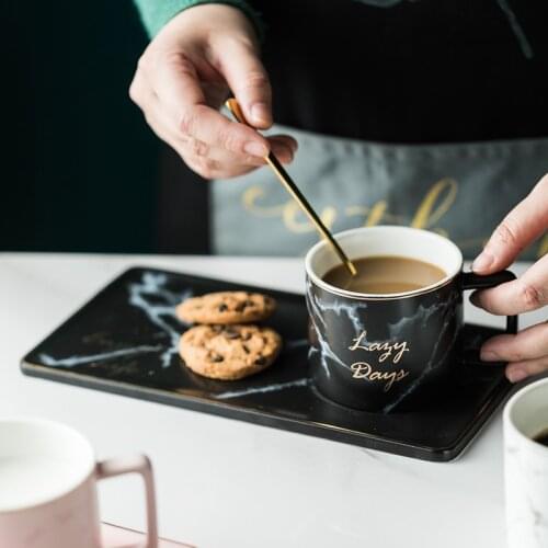 Coffee Cup Ceramic Phnom Dish Set Tea Soy Milk Cup Mug And Saucers Spoon Sets Dessert Dish Plate With Gift Box Christmas Gifts