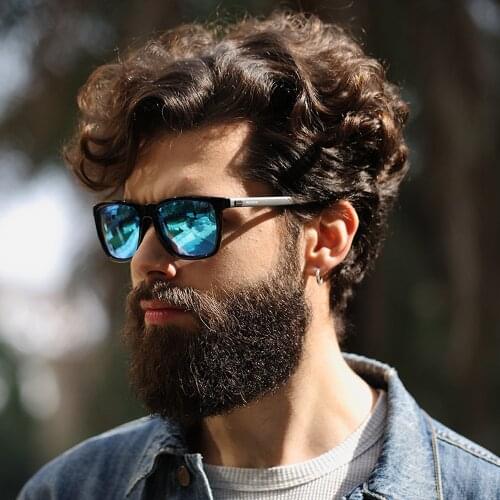 CLARAVIDA Pilot Squared Driver Sun Glasses Polarized Mirror Sunglasses Custom Made Myopia Minus Prescription Lens -1 to -6