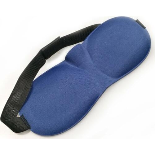 1Pcs 3D Sleep Natural Sleeping Eye Mask Eyeshade Cover Shade Patch Women Men Soft Portable Blindfold Travel Eyepatch Navy