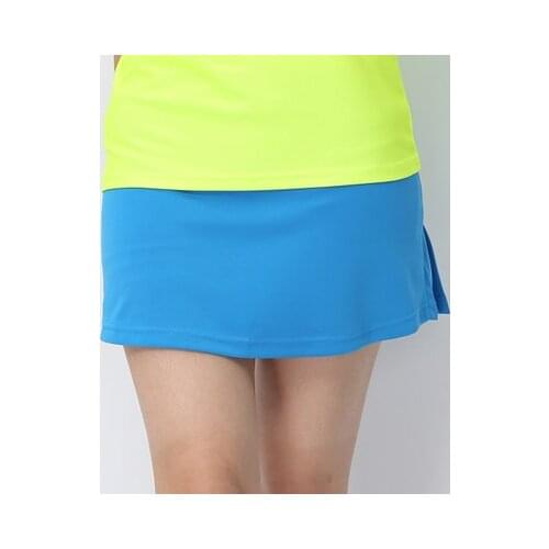 New Badminton Skorts Women Tennis Sports Skirt Quick Dry Breathable Fitness Skirts with Safety Shorts