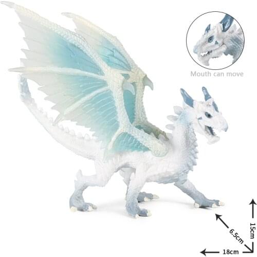 New Ice Dragons Figure Toy Set Educational Simulated Dinosaur Model Dinosaur Toy Simulation Toy Dinosaur Collection Model