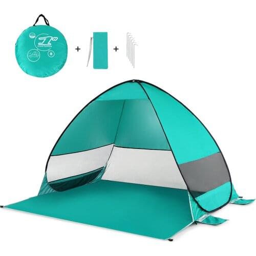 Oudoor Ultralight Camping Tent Automatic Pop Up Tent Windproof Waterproof For Beach Camping Fishing Hiking Canopy Sun Shelter