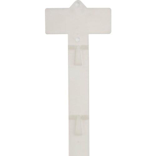 Shelf Mount Plastic Hanger strip for snack bag food clip display