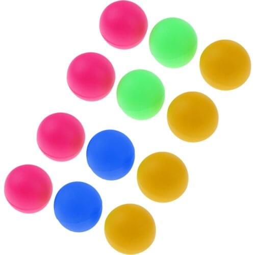 12Pcs Mixed Color CAT BALLS - Plastic Beach Tennis Balls - Beer Ping Pong ball Replacement Table Tennis Ball