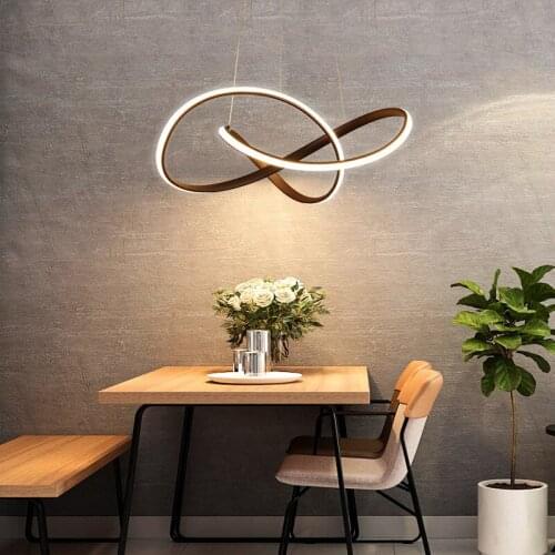 Modern luminaria pendente lustre pendente glass bedroom LED pendant lights restaurant hanging ceiling lamps lustre pendente