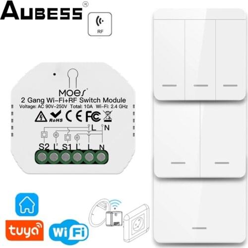 DIY Light Switch Module Wifi Zigbee 3.0 RF 433 Mhz Relay Automation Wireless Remote Control Smart Life Tuya Alexa Google Home
