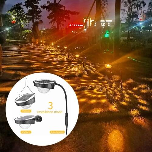 LED Solar Light Outdoor Wall Lamp Waterproof Solar Lawn Lamp Fence Light Garden Decoration Outdoor Landscape for Yard Lawn Path