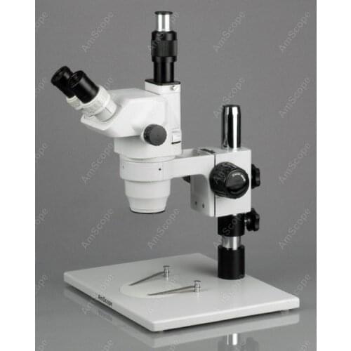 Trinocular Stereo Zoom Microscope--AmScope Supplies Ultimate 3.35x-90x Trinocular Stereo Zoom Microscope