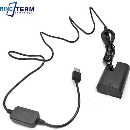 DC 5V 2.4A-4A USB Power Cable + LP-E6 DR-E6 DRE6 for Canon Digital Cameras EOS 5D Mark II III 5D2 5D3 6D 7D 60D SLR Camera