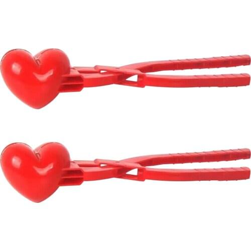 2pcs Snow Snowball Maker Clip Maker Animal Shaped Snow Sand Mold Tool Winter Kid Children Doll Toys For Kids Girl Boy Gift