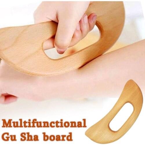 1pcs Professional Beech Gua Sha Massage Tool for Release Legs Arm Pain Relieves Guasha Stick Scraping Massager Board Accessories