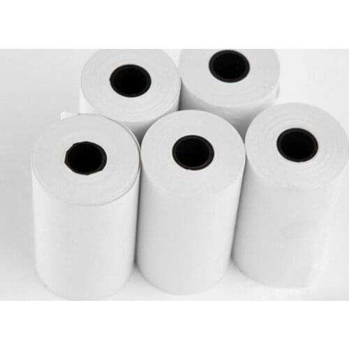 10 Rolls White Children Camera Wood Pulp Thermal Paper Instant Print Kids Camera Printing Paper Replacement Accessories