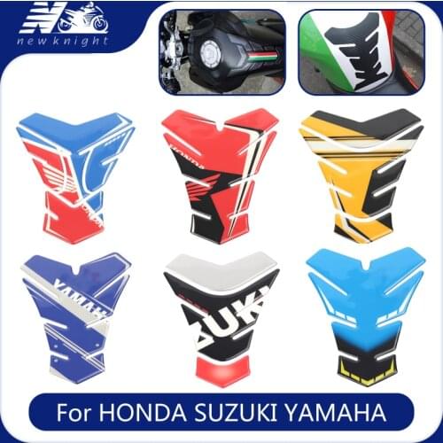 For Honda Yamaha Suzuki BMW Kawasaki Motorcycle 3D Gas Fuel Oil Fuel Tank Fishbone Rubber Sticker Pad Protector Cover Decal Case