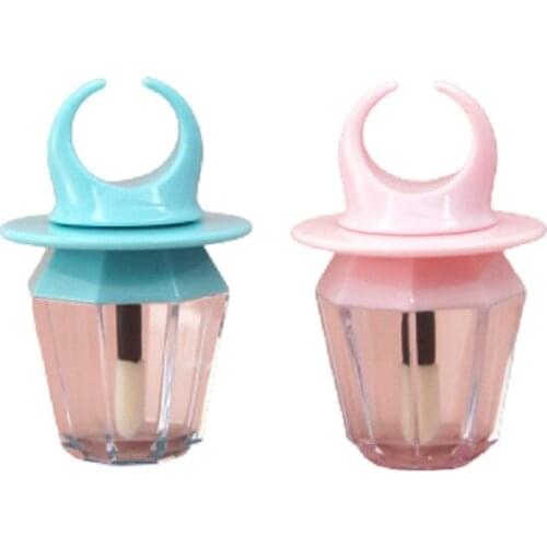 8ml New Empty Plastic Lip Gloss Wand Tube Clear Lip Gloss Packaging Bottle Lovely Cosmetic Refillble Container 30/50/100pcs