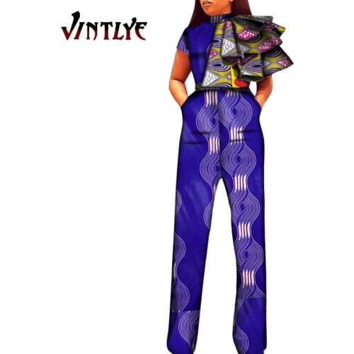 African Dress Women 2020 african clothing 2 Pieces Sets Danshiki Bazin Riche Ladies Clothing WY5381