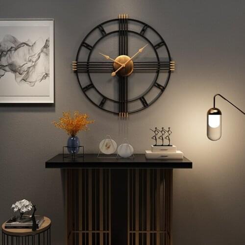 Large Luxury Metal Wall Clock Large Modern Design Creative Wall Clock Large Nordic Silent Relogio De Parede Home Decoration