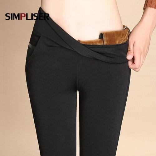 Women Stretch Pencil Pants Black Blue Grey Female High Waist Cotton Pants For Work Wear Trousers Plus Size 4XL 5XL Pantalon