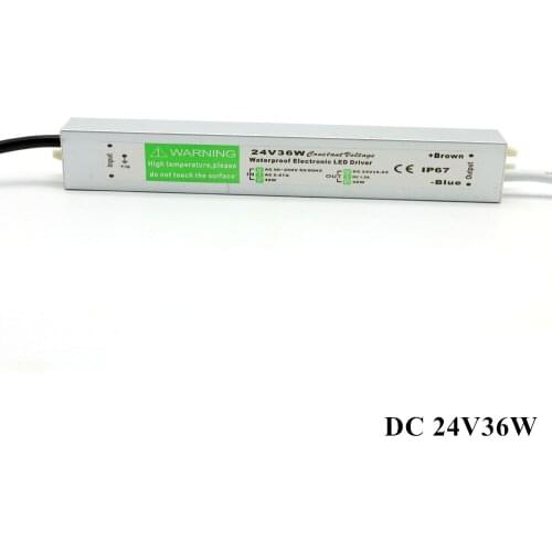 DC 24V 36W 1.5A Outdoor Power Supply Waterproof ip67 Electronic Led Driver AC 90-250V 110V 220V Constant Voltage Power Supply