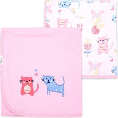 DHL 20pcs 75*85cm Newborn Baby Swaddle Cotton Baby Blankets Swaddle 2 Layers Gauze Baby Wrap Bath Tower Summer Thin Quilt