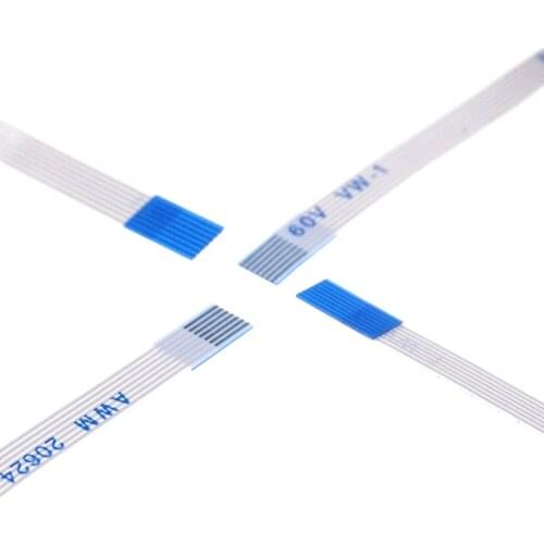 100pcs FFC FPC Flexible flat cable 7 PIN 0.5 mm pitch same directions Length 60 mm 80 100 120 150 200 250 300 400 500 mm
