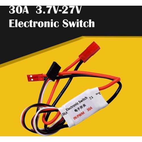Hot Sale 30A Current 3.7V-27V Remote Control Electronic Switch RC Pump Switch Receiver PWM Signal