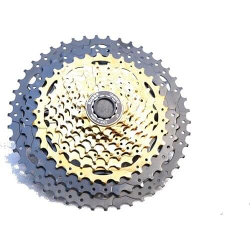 10 Speed MTB 11-42T Cassete Wide Ratio Mountain Bike Bicycle 10S Gold Cassette Sprockets for Shimano m590 m6000 m610 m780 X7 X9