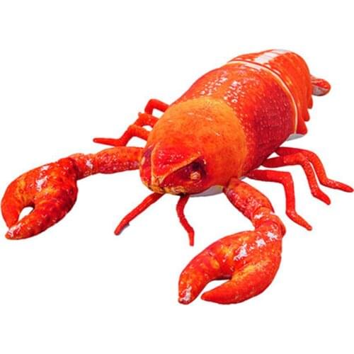 Creative simulation lobster 50cm doll pillow pillow funny leather shrimp plush toy girl sleeping with pillow long bar pillow
