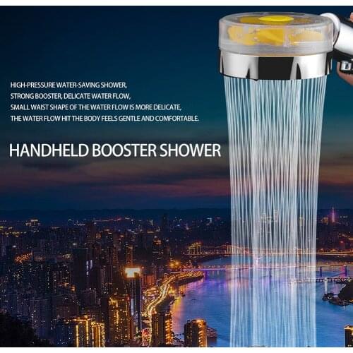 Bathroom 3 Mode Shower Head ABS High Pressure Adjustment Switch Water Save Handheld Shower Head Water-Saving Bath Nozzle