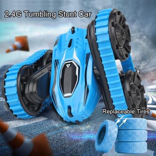 Remote Control Car Toys RC Car 2.4G 4CH Stunt Drift Deformation 360 Degree Flip RC Rock Crawler Model Stunt Kids RC Cars Toy