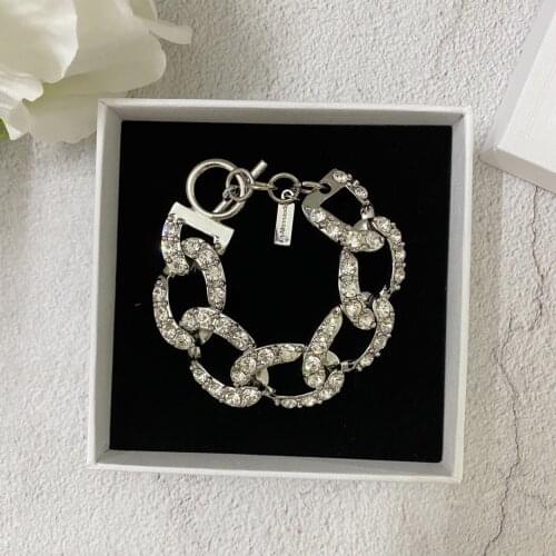 Trendy full diamond wild bracelet