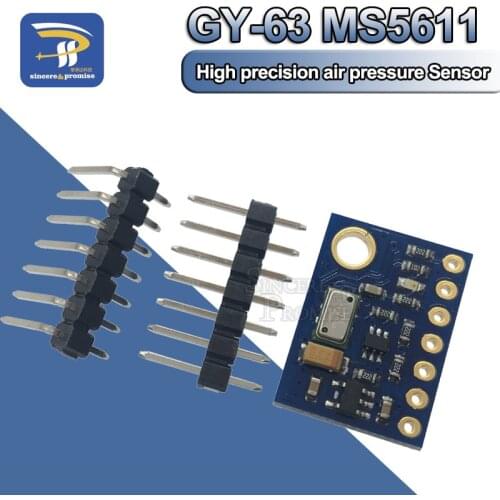 MS5611-01BA03 MS5611 High-resolution Atmospheric pressure height Sensor module IIC / SPI communication For Arduino GY-63