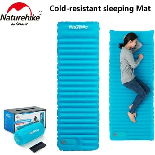 Naturehike Inflatable Camping Mat Protable Camping 70D Nylon Thicken Cold-resistant Moisture-proof Pad With Sleeping Pillow