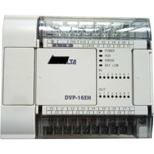 New Original DVP16EH00T2 PLC 100-240VAC 8DI 8DO Transistor(NPN) Output Standard