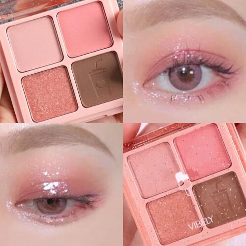 Pearlescent Earthy Shiny Eye Shadow Palette Matte Luster Eyeshadow Palette Makeup Makeup Waterproof Non-Smudge Eyes Cosmetics
