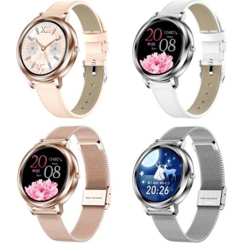MK20 Smart Watch IP67 Waterproof Multi-sport Mode Heart Rate Blood Pressure Monitoring Information Reminder Female Bracelet