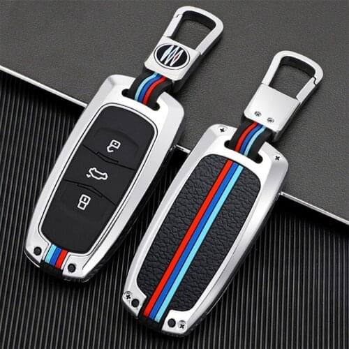 Luminous Alloy Remote Key Fob Shell Cover Case Holder Keychain For Geely Boyue Atlas NL3 Emgrand X7 EX7 EC7 GC9 Borui Coolray