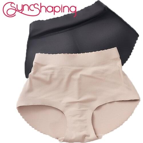 Women Body Shaper Padded Lifter Panty Butt Briefs Enhancer Fake Hip Shapwear Push Up Panties Plus Size Booty Shorts