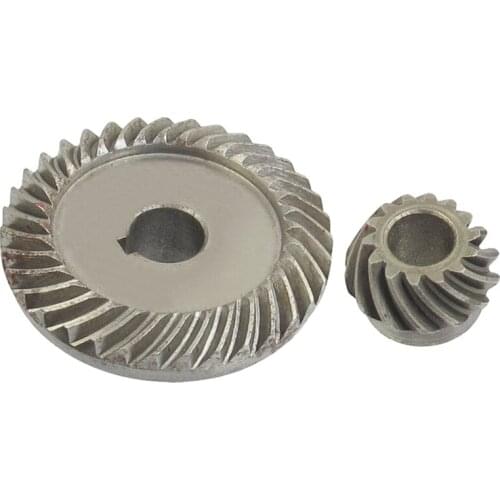 Angle Grinder Spare Part Tapered Bevel Gear Set for LG Silver Metal