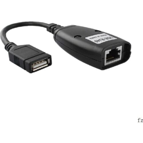 50 Sets 2 Pcs /Set Universal USB UTP Extender Adapter Over Single RJ45 Ethernet Cable Network Ethernet Repeater Cable