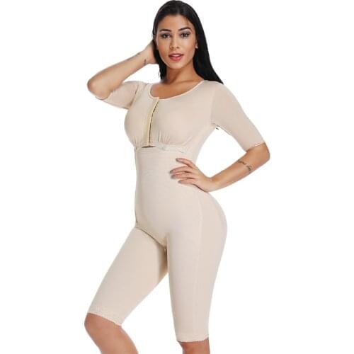 Women Bodysuit Body Shaper Post Surgery Seamless Fajas Compression Garment Full Shapewear Slimming Corset