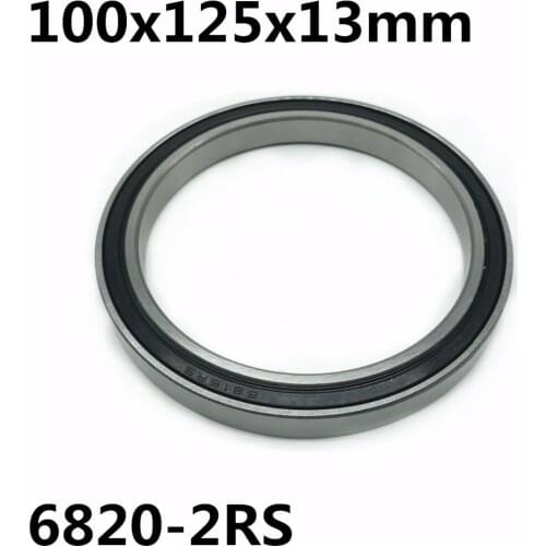 1pcs 6820-2RS 100x125x13 mm The high quality of ultra-thin deep groove ball bearings 6820RS 6820