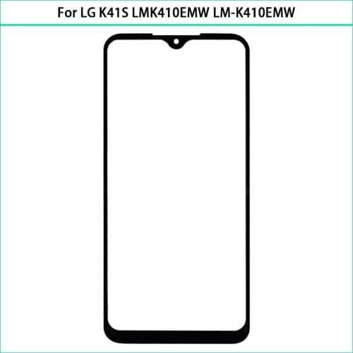 10PCS For LG K41S LMK410EMW LM-K410EMW Touch Screen LCD Front Outer Glass Panel Lens LCD Front Glass Screen With OCA Replace