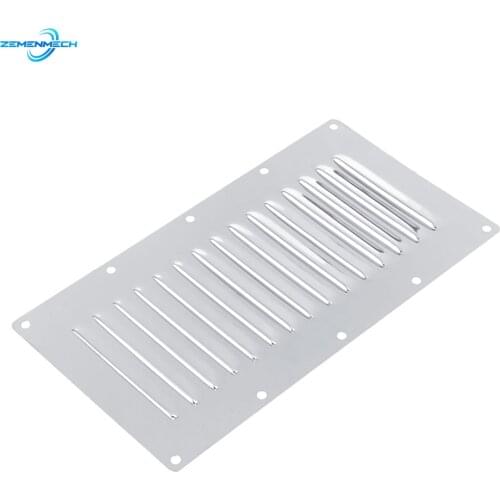 304 Stainless Steel Marine Boat Rectangular Venting Panel Air Vent Louver Grille Ventilation Louvered Ventilator Grill Cover