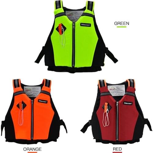 40kg-95kg Professional Life Vest Men Women Swimming Life Jacket Zipper Swim Vest For Water Sports Surfing Swimming Fishing