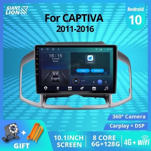 2DIN Android10.0 Car Radio For CHEVROLET CAPTIVA 2011-2016 GPS Navigation Car Multimedia Player Stereo Receiver Auto Radio IGO